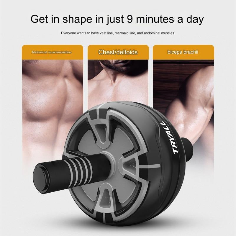 Automatic Rebound Ab Wheel – Home Fitness Equipment with Kneeling Pad