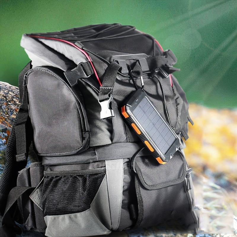 10000mAh Portable Solar Power Bank with Dual USB